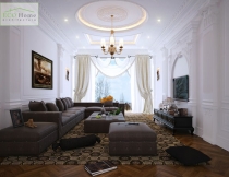 Thiết kế phòng khách cho biệt thự